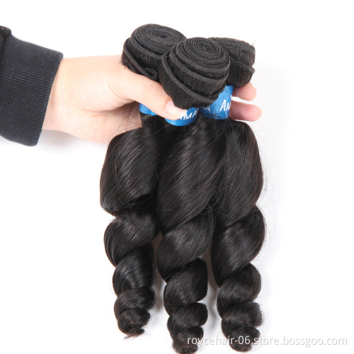 brazilian loose deep wave hair weave with 100% durable remy human hair